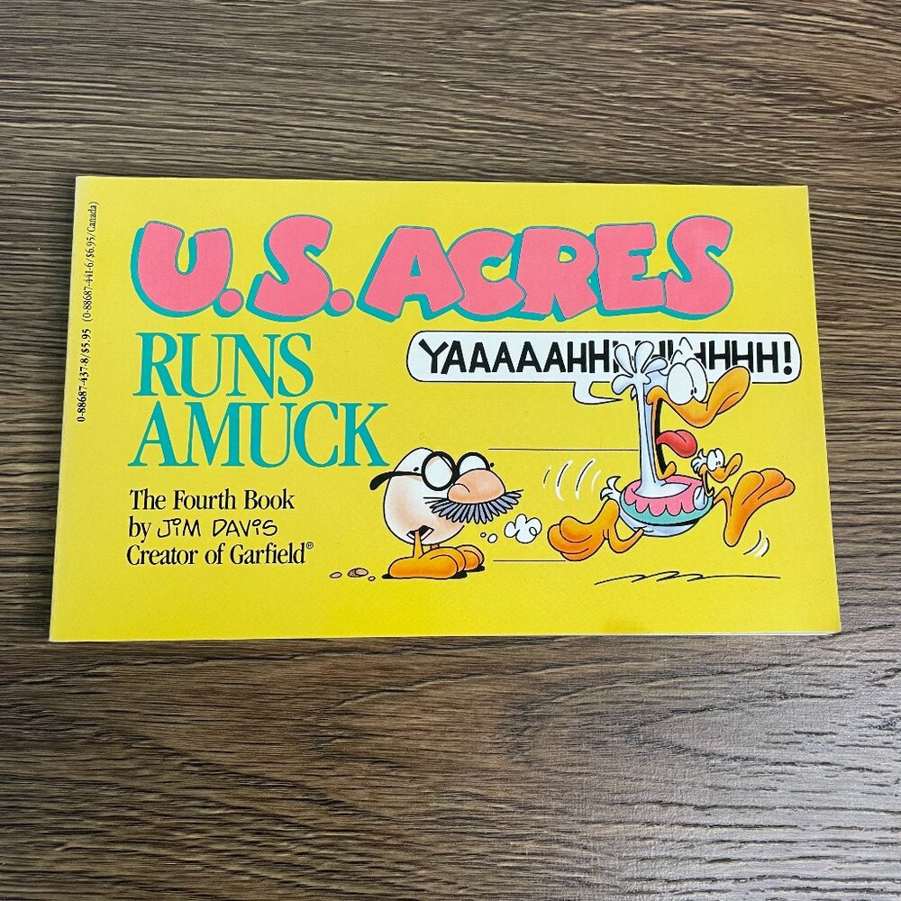 Vintage US Acres Runs Amuck by Jim Davis, Creator of Garfield  (Paperback) 1989